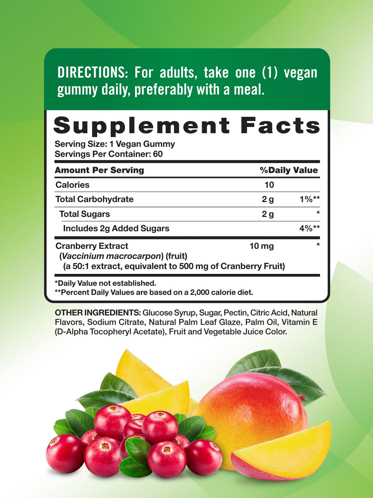 Nature's Truth Cranberry Gummies - 60 Count - image 2