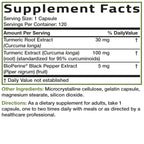 Bronson Turmeric Curcumin with BioPerine - High Potency Premium Joint