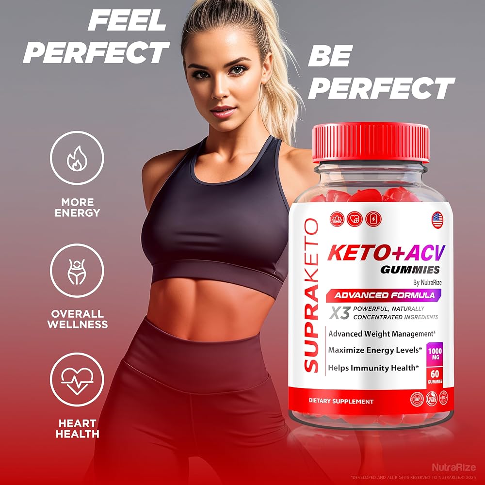 NutraRize Supra Keto ACV Gummies - 180 Gummies - image 4