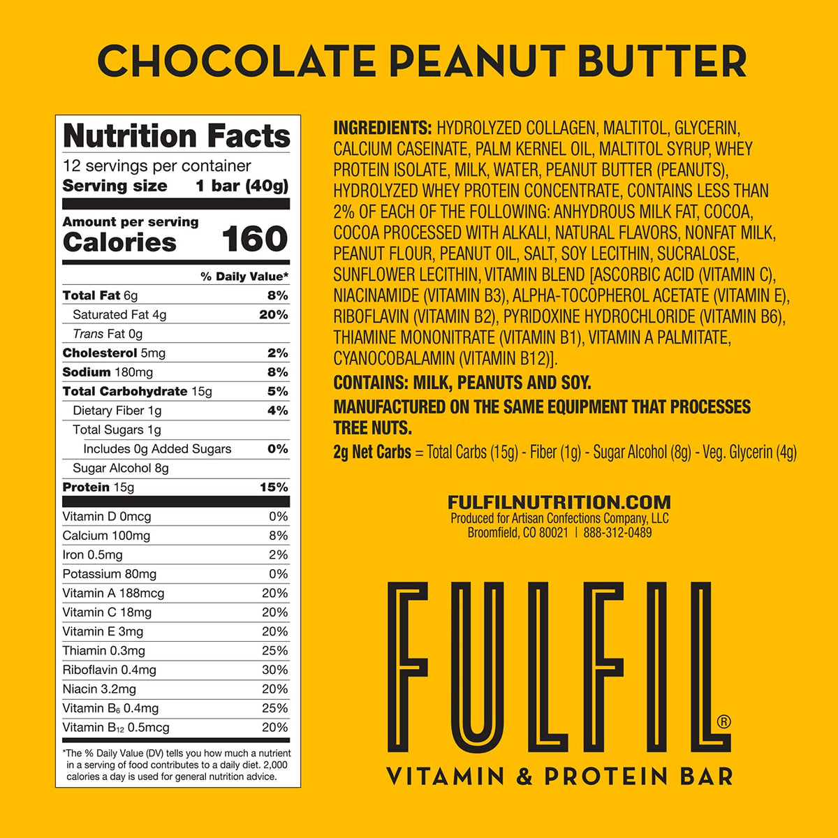 FULFIL Protein Snack Bars Variety Pack, Gluten Free - 12 Count - image 8
