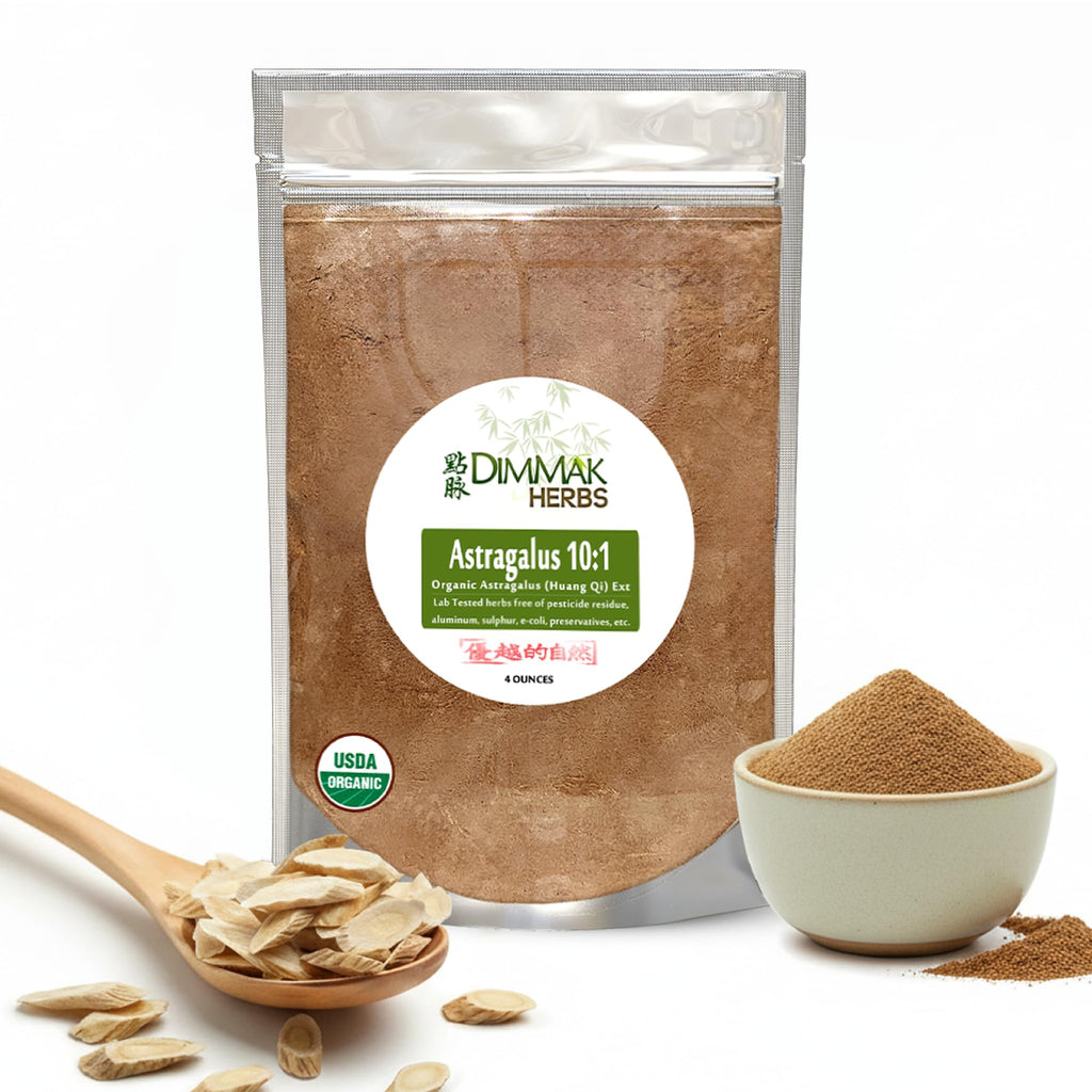 Dimmak Herbs Organic Astragalus Root Extract 10:1 Powder - 4oz