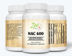 Zen Supplements NAC 600mg with Selenium and Molybdenum - 120 Vegetarian Capsules - image 3