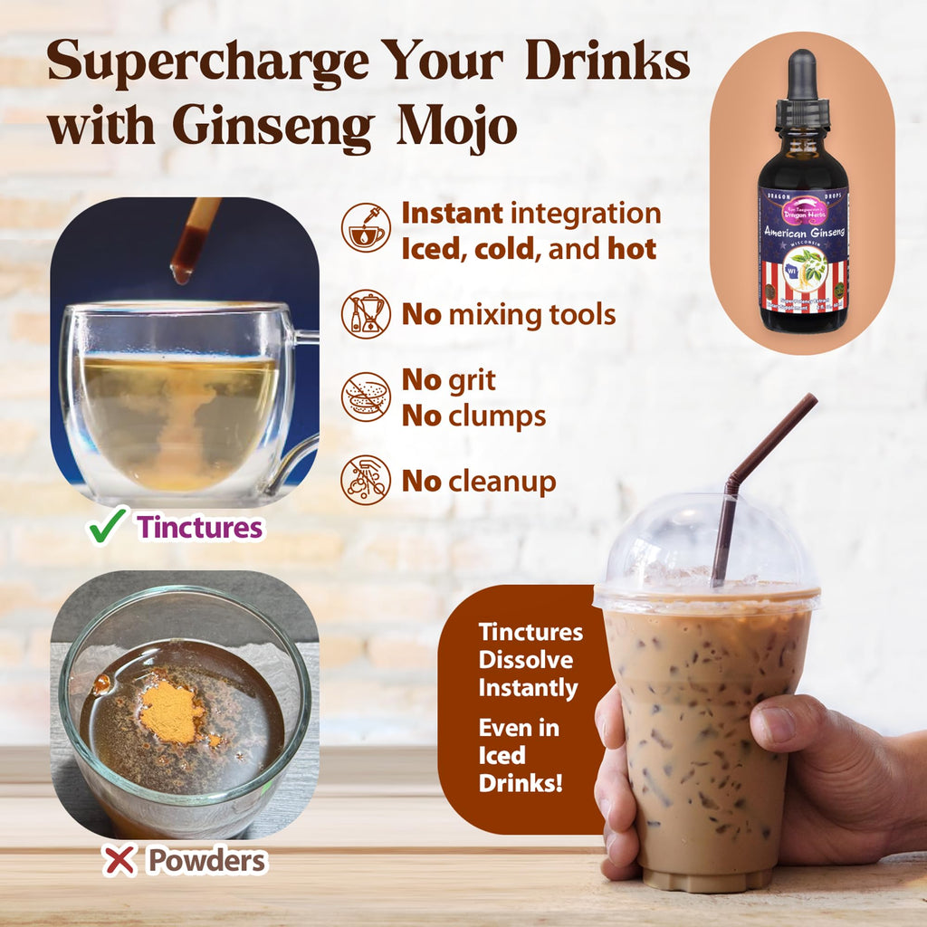 Dragon Herbs American Ginseng Drops Liquid Supplement - 2 fl oz - image 2