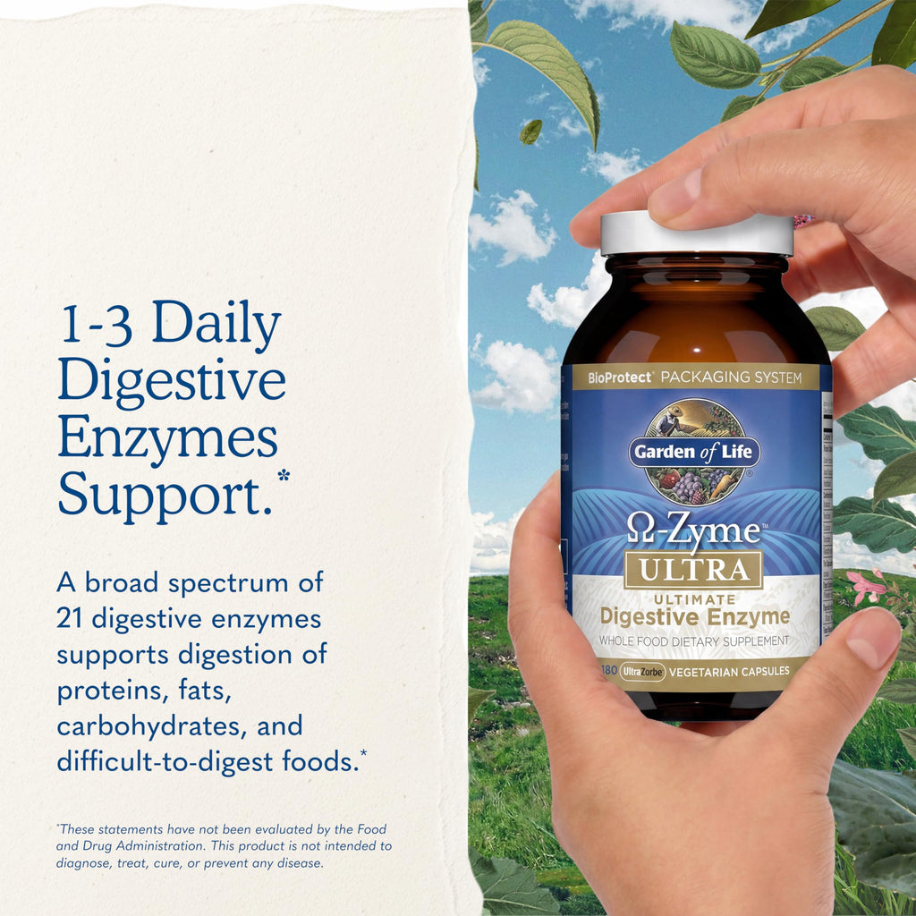 Garden of Life Omegazyme Ultra Capsules