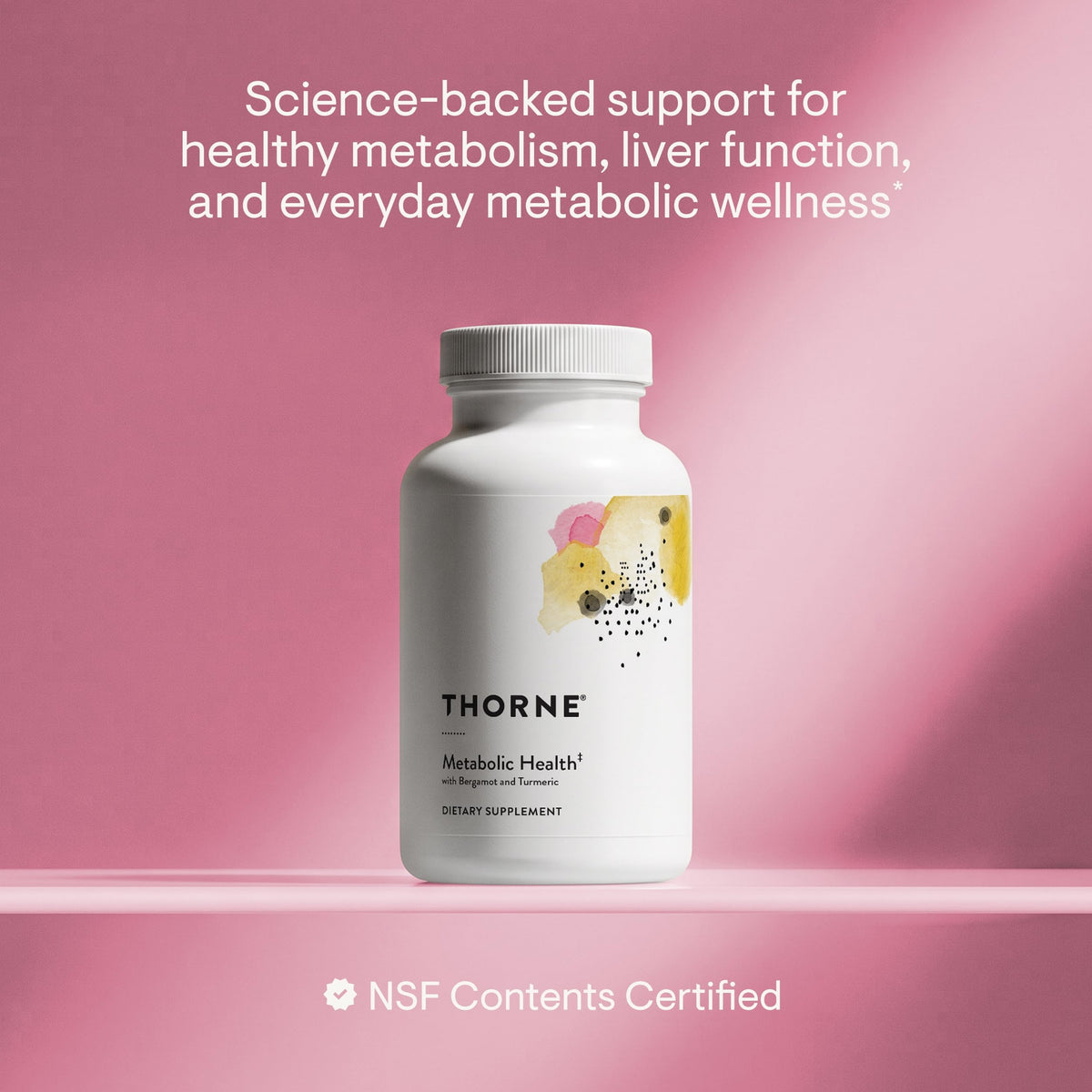 THORNE Metabolic Health Bergamot & Curcumin Phytosome - 120 Capsules - image 2