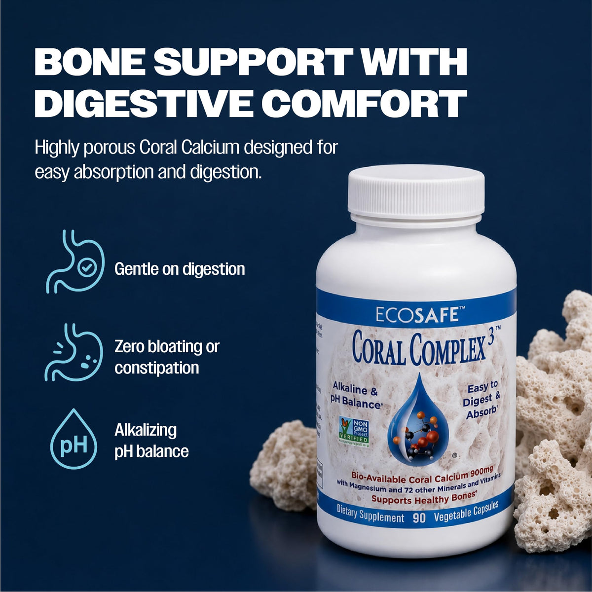 Coral Complex 3 - Coral Calcium 900 mg with Vitamin D3 1200 IU