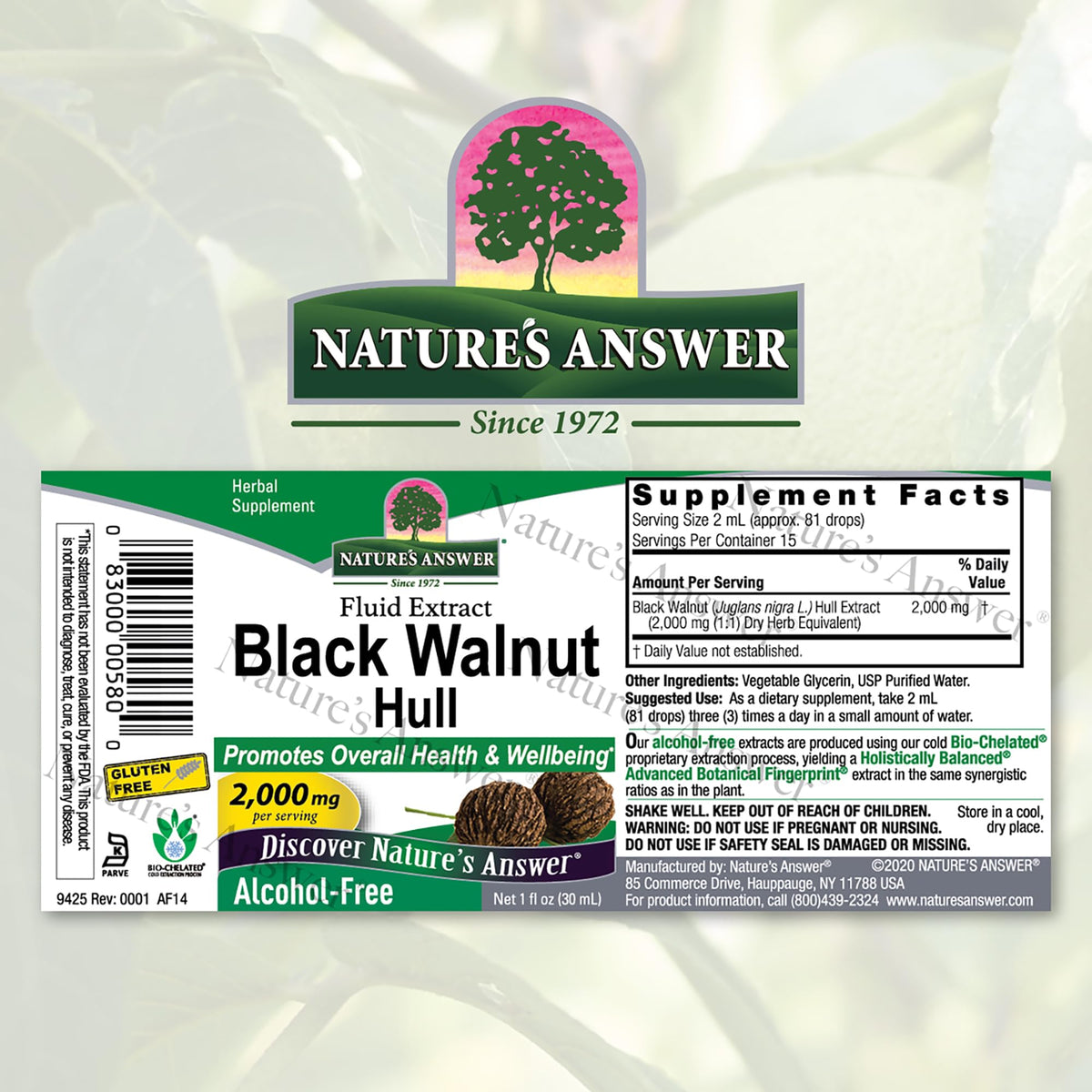 Nature's Answer Black Walnut Green Hulls Liquid Extract - 1 fl oz - image 2