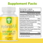 Hybrid Sinus & Nasal Support Herbal Supplement - 30 Vegetarian Capsules - image 8