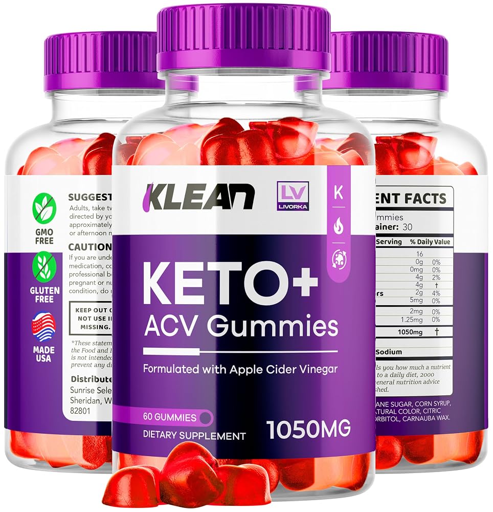 LIVORKA Klean Keto ACV Gummies Weight Loss Support - 180 Gummies - image 7