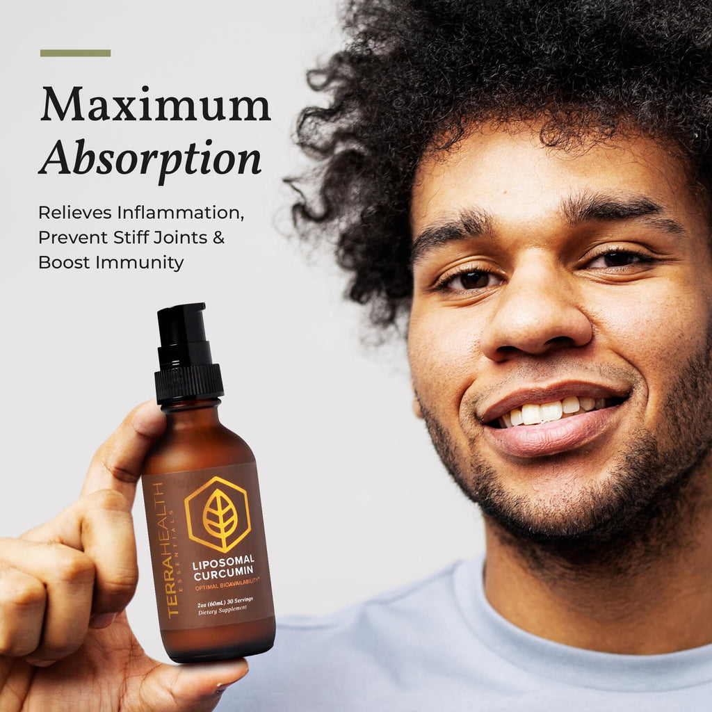 Terra Health Essentials Liposomal Curcumin Liquid for Joint Support - 2 fl oz - image 5