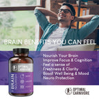 Optimal Carnivore Lions Mane & Beef Brain Capsules - 180 Count - image 5