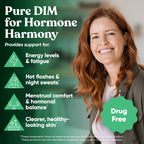 Eu Natural DIM Supplement 200mg Hormonal Balance - 60 Vegan Capsules - image 2
