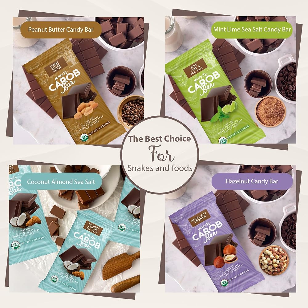 Missy J's Organic Carob Bars Variety 4 Pack - 4 Bars - image 5