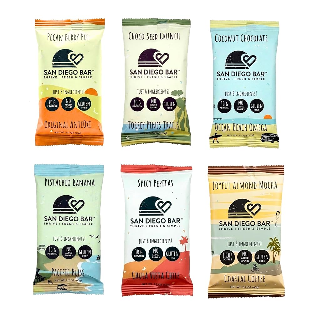 SAN DIEGO BAR Vegan, Healthy All-Natural Energy & Performance Meal Bar - image 2