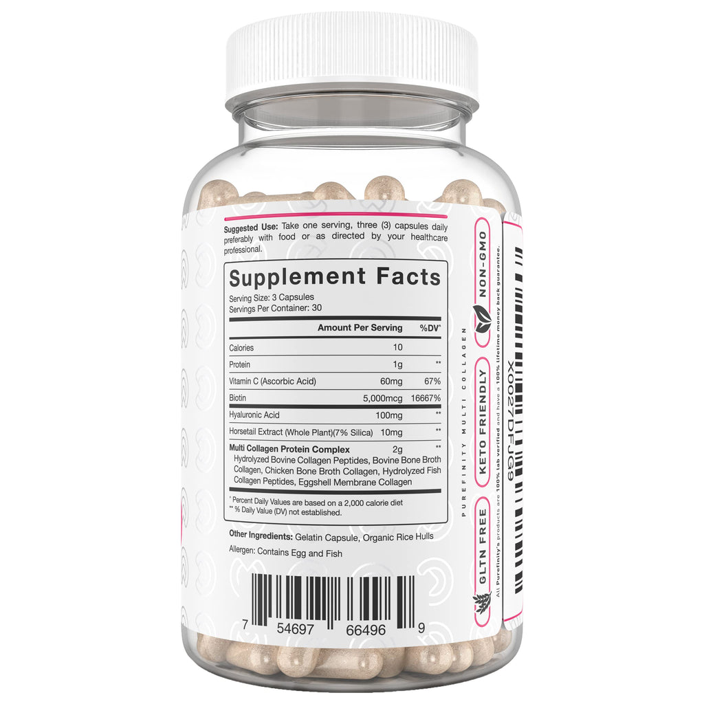 PUREFINITY Collagen Peptides for Women - 90 Capsules - image 10