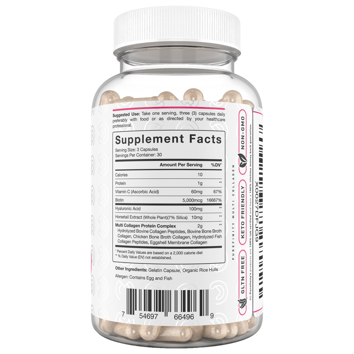 PUREFINITY Collagen Peptides for Women - 90 Capsules - image 10