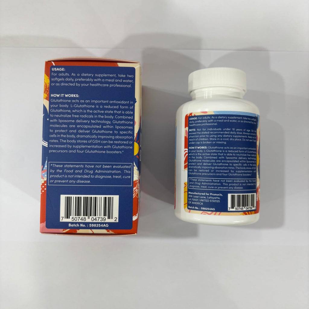 Prunucis Liposomal Glutathione, Pure Reduced L-Glutathione