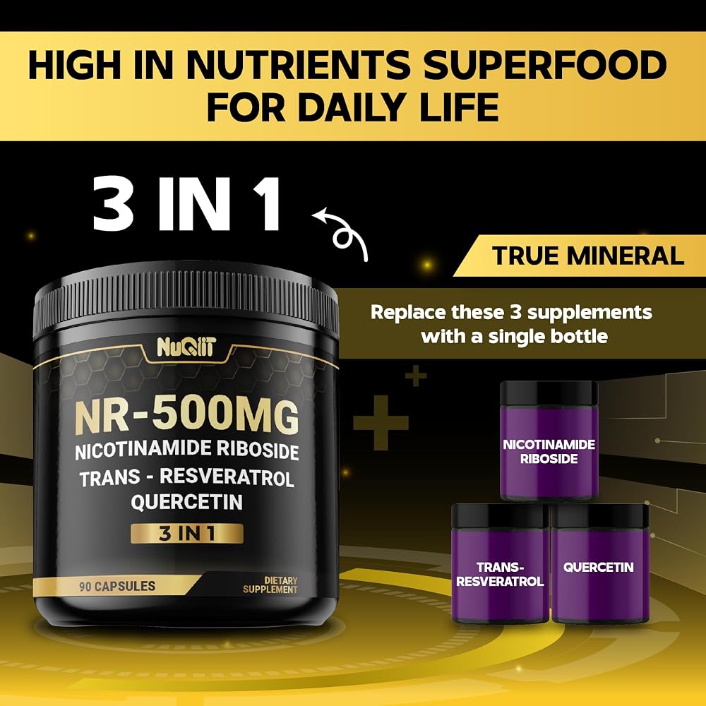 NUQIIT NAD+ Supplement with Nicotinamide Riboside - 90 Capsules - image 8
