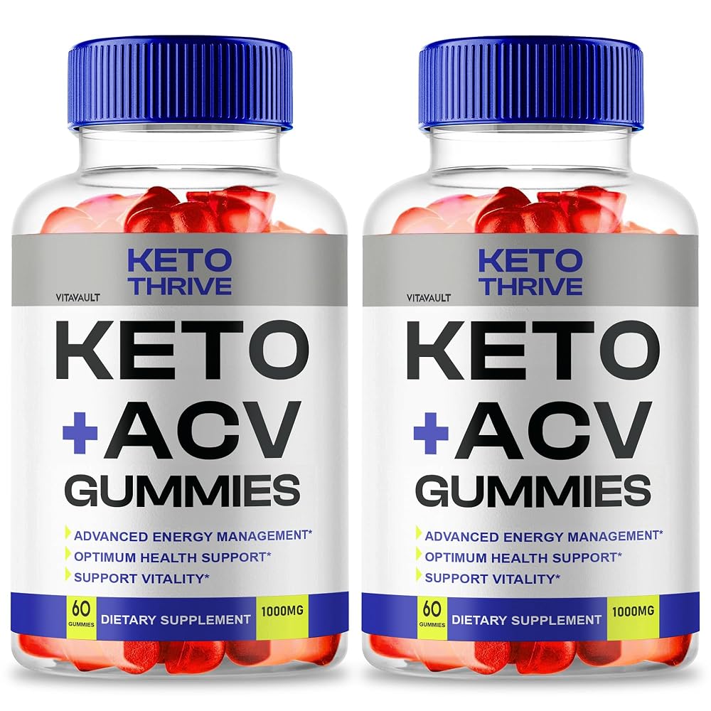 Vitavault Keto Thrive ACV Gummies with Vitamin B12 - 120 Gummies