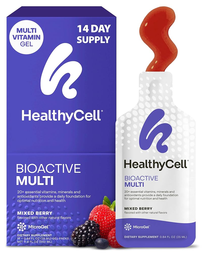 HealthyCell Bioactive Multi Daily Liquid Multivitamin - 14 Gel Packs