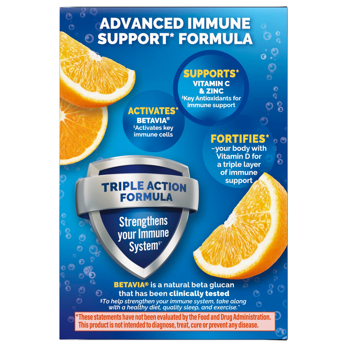 Emergen-C Immune+ Triple Action Immune Support Powder - 30 Packets - image 9