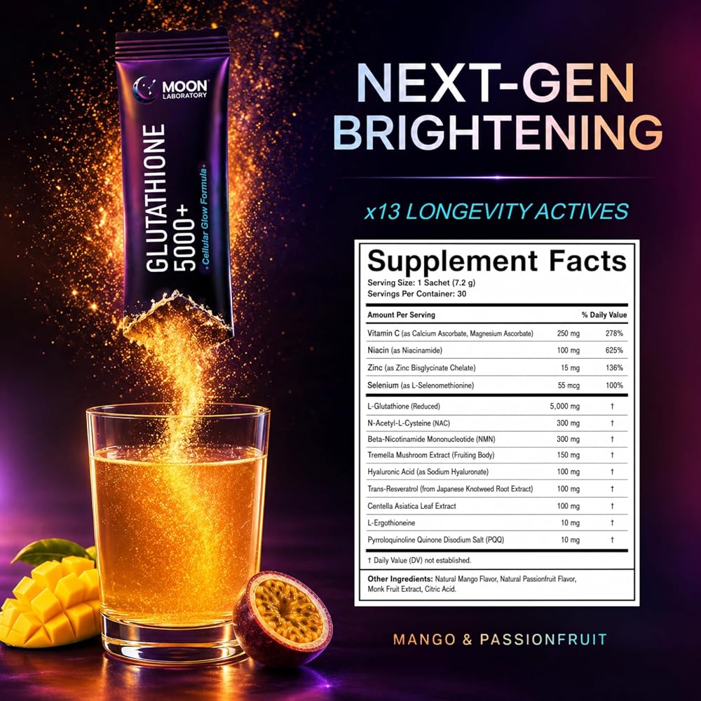 Moon Laboratory Reduced L-Glutathione 5000mg Powder Drink