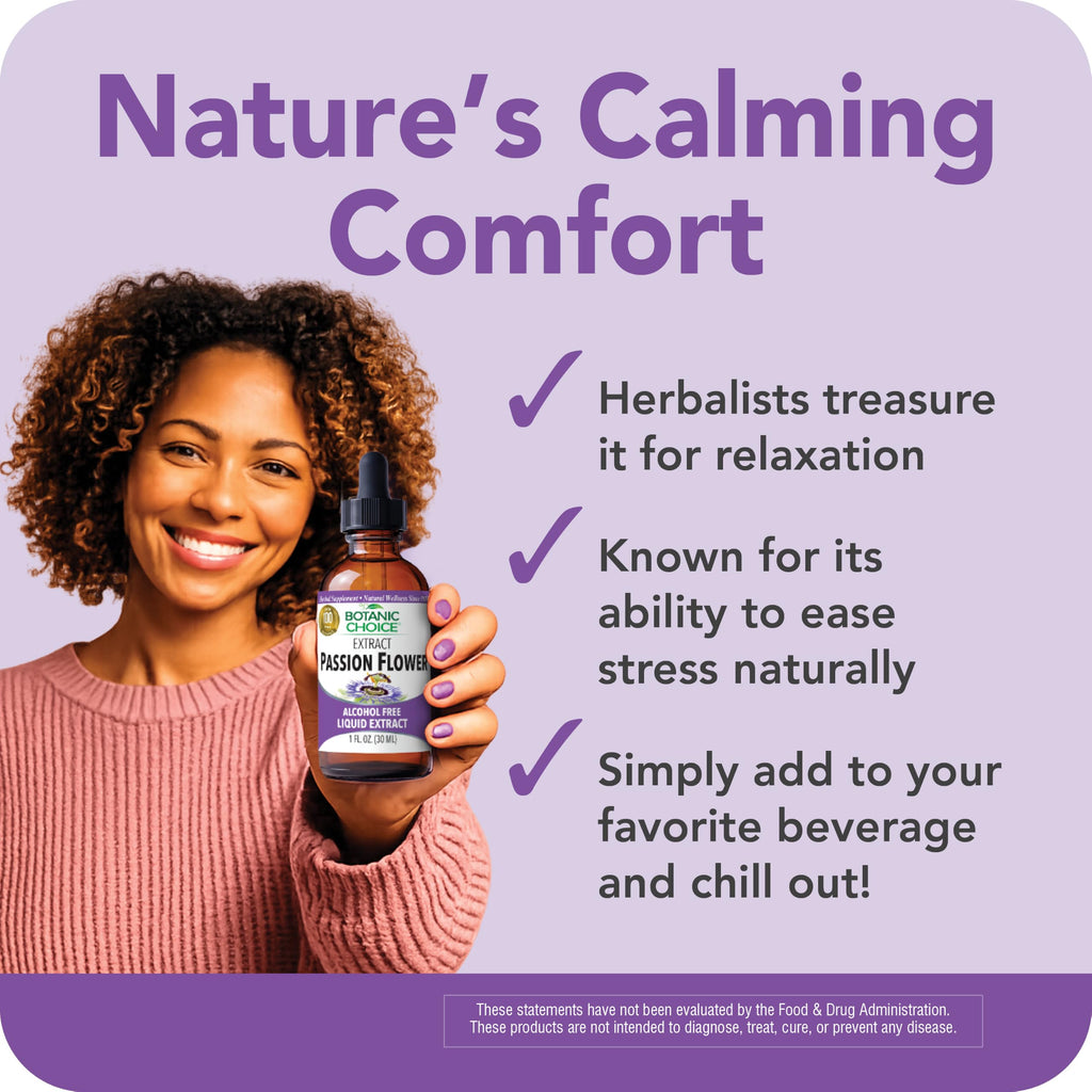 Botanic Choice Passion Flower Liquid Extract for Relaxation - 1 Fl Oz - image 2