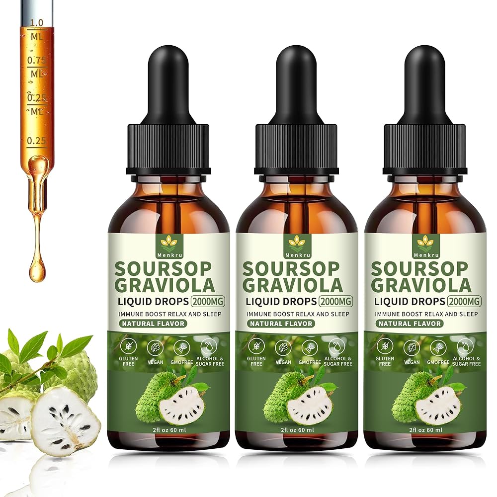 Menkru Soursop Graviola Liquid Drops