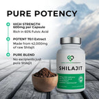Love Life Supplements High Strength Shilajit 600mg - 60 Capsules - image 4