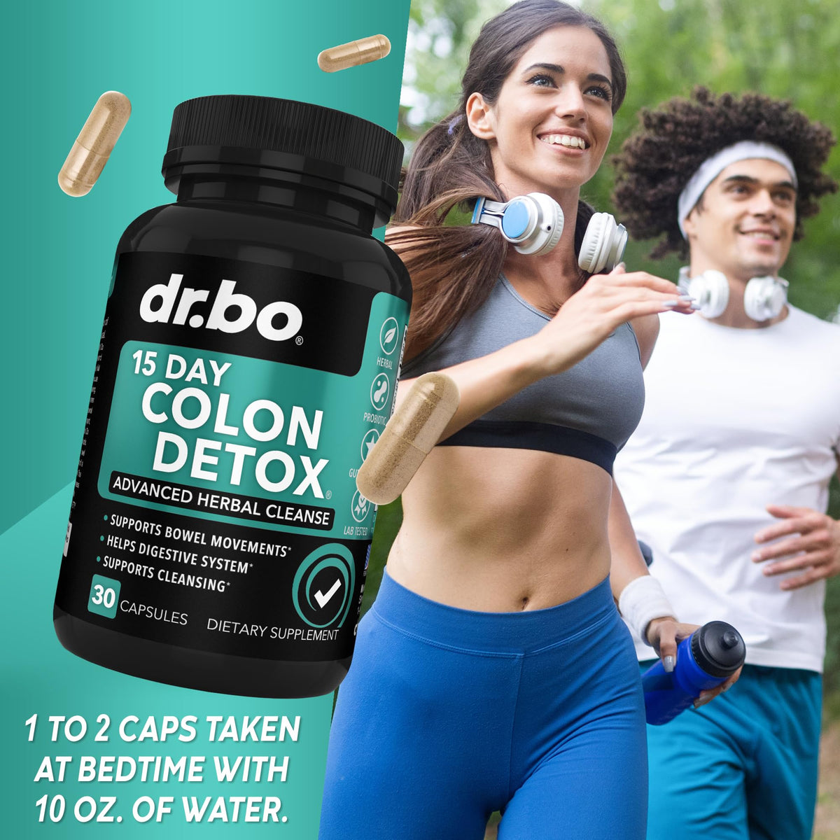 DR. BO Colon Cleanser Detox Intestinal Cleanse Pills - 30 Capsules - image 7
