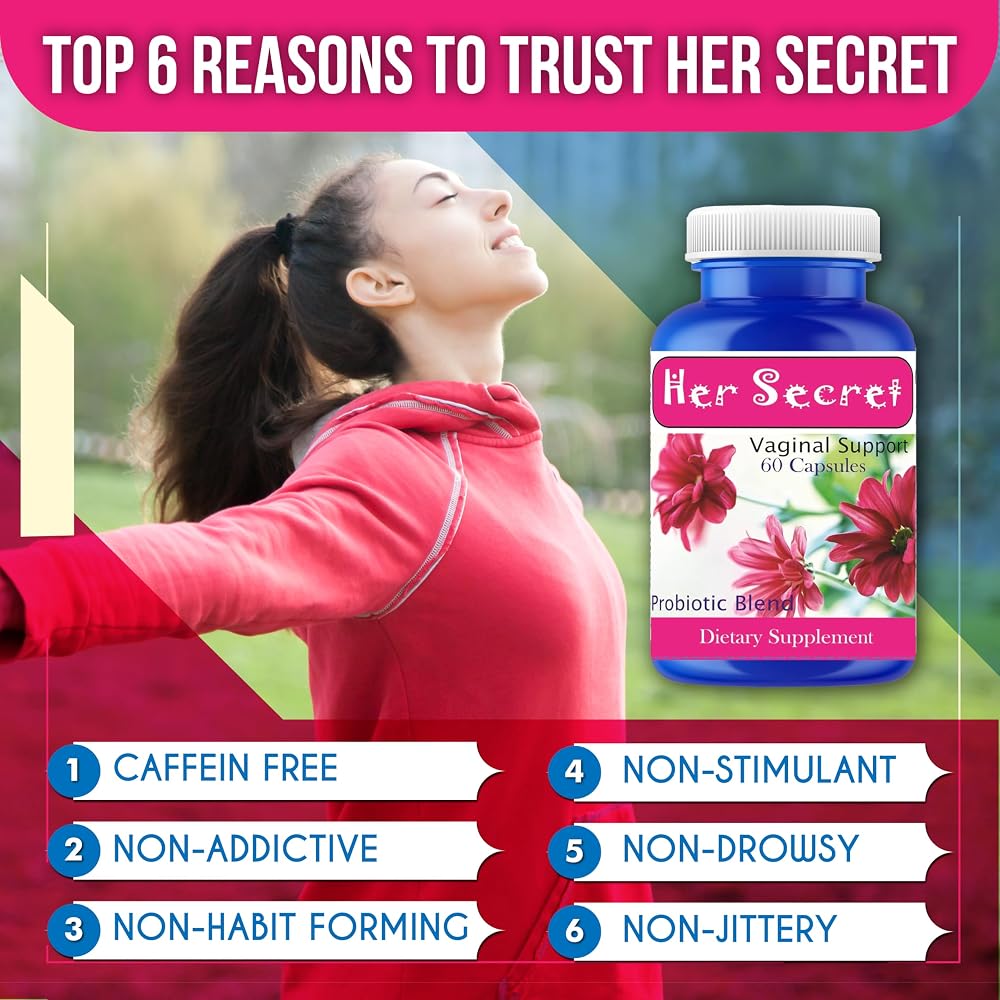 Celebrity LifeStyle Her Secret Probiotics for Women - 60 Capsules - image 4