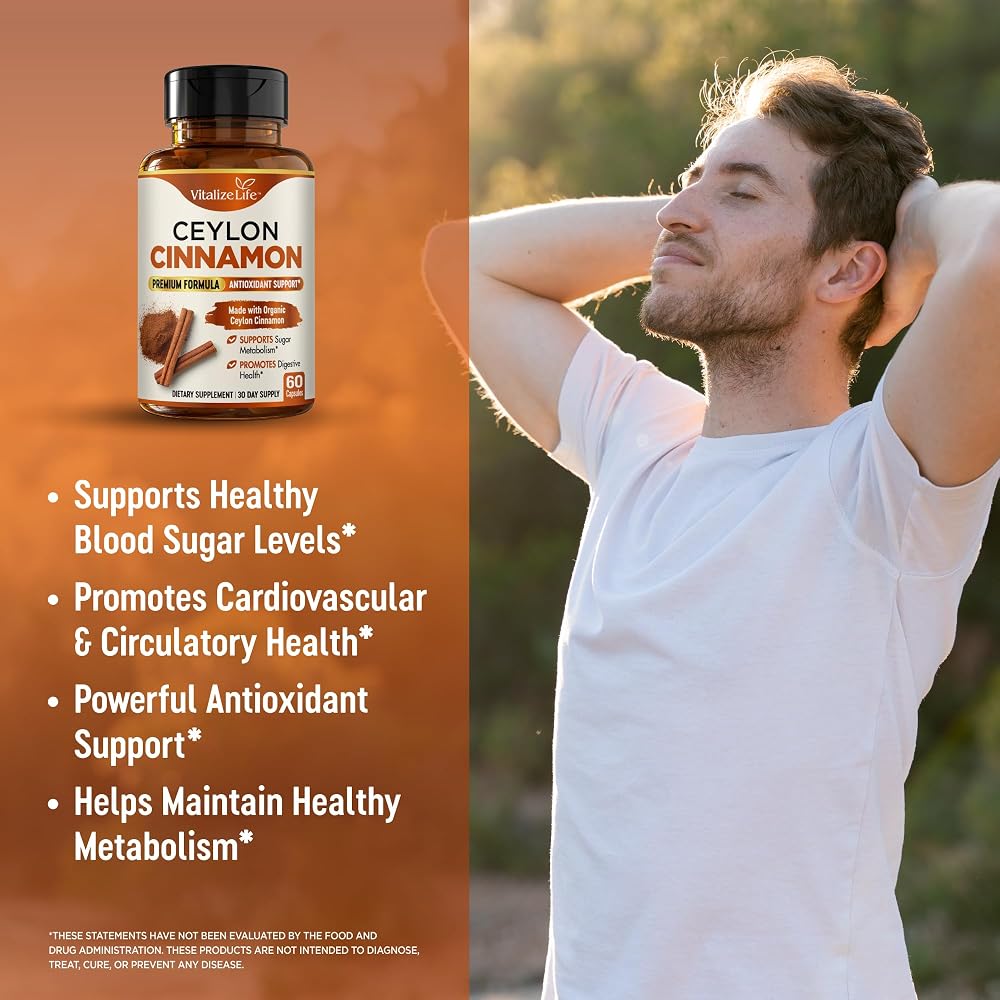 Vitalize Life Certified Organic Cinnamon Capsules