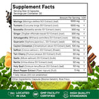 Superfood MD Turmeric Moringa Capsules Supplement