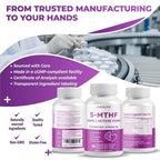 NuraFuse Methylated Vitamins 8-in-1 Nutrient Support - 150 Capsules - image 9