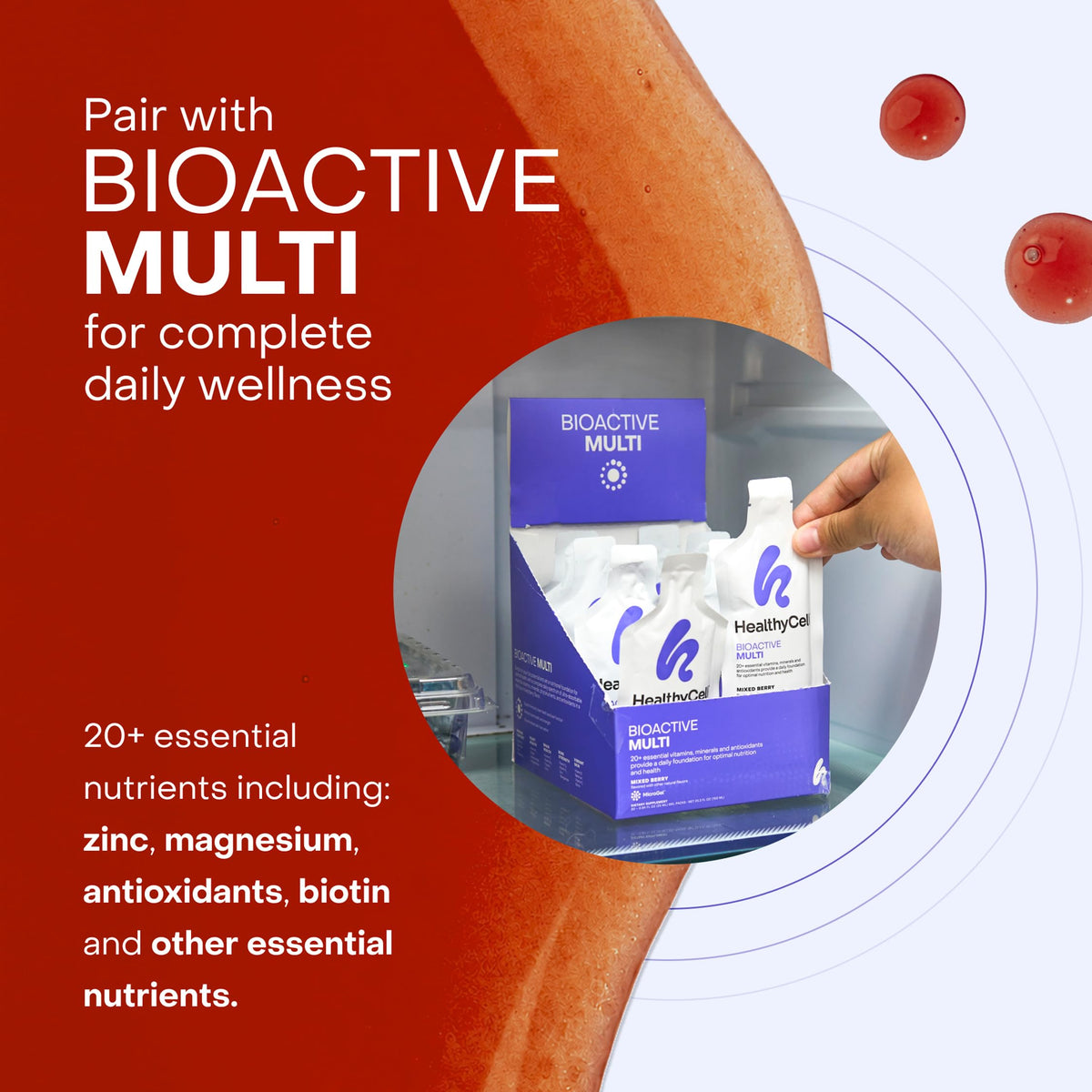 HealthyCell Bone Strength Liquid Supplement - 30 Gel Packs - image 7
