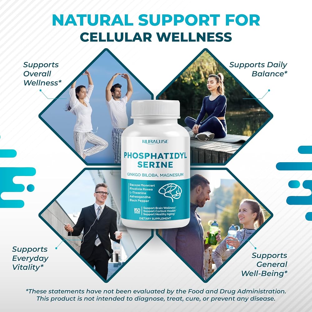 NuraFuse Phosphatidylserine 8-in-1 for Cognitive Wellness - 150 Capsules - image 5
