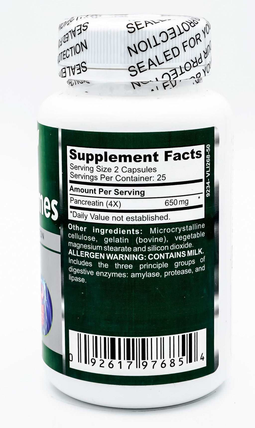 Tarsal Naturals Enzymes Digestive Support Formula - 50 Capsules - image 2