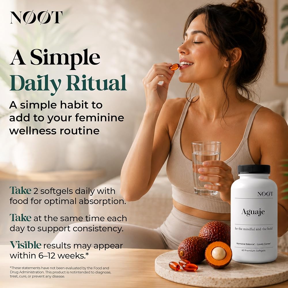 NØØT Aguaje Oil Softgel 1000 mg for Women - 60 Softgels - image 2