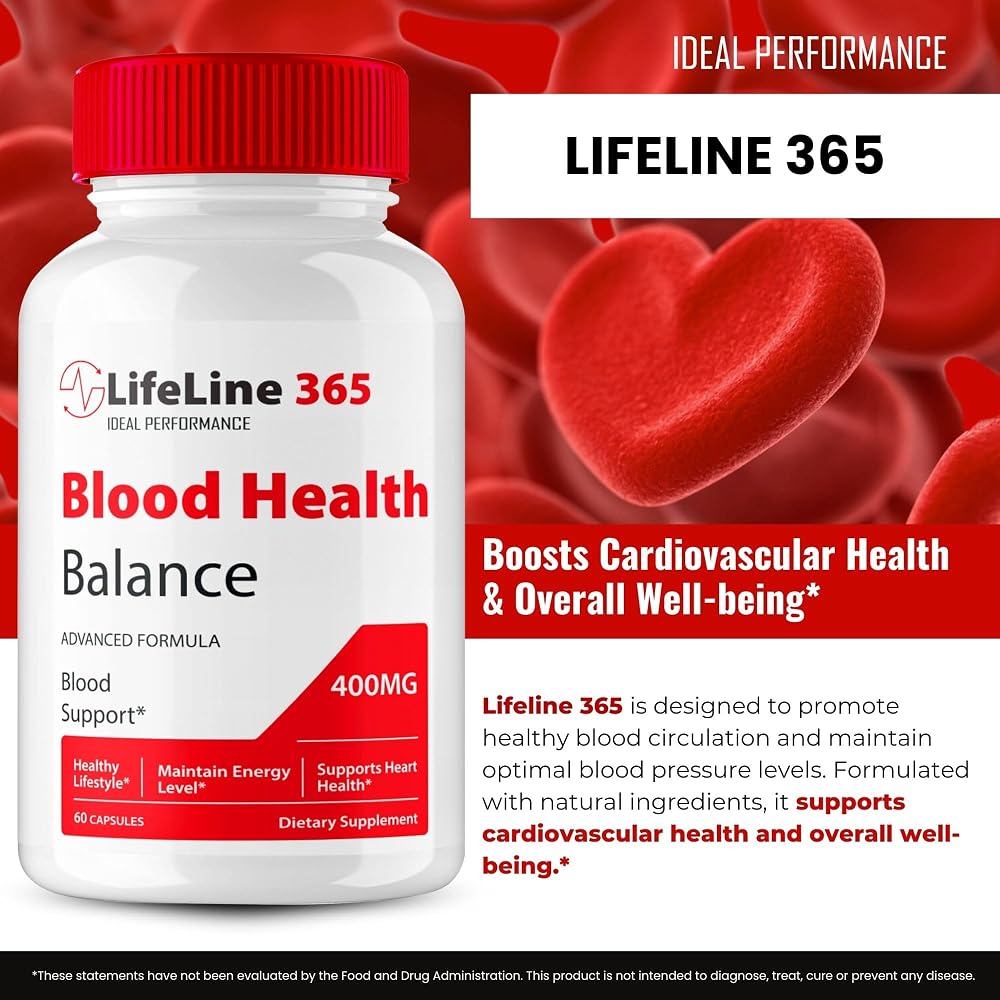 IDEAL PERFORMANCE Lifeline 365 Blood Support Formula - 180 Capsules - image 4