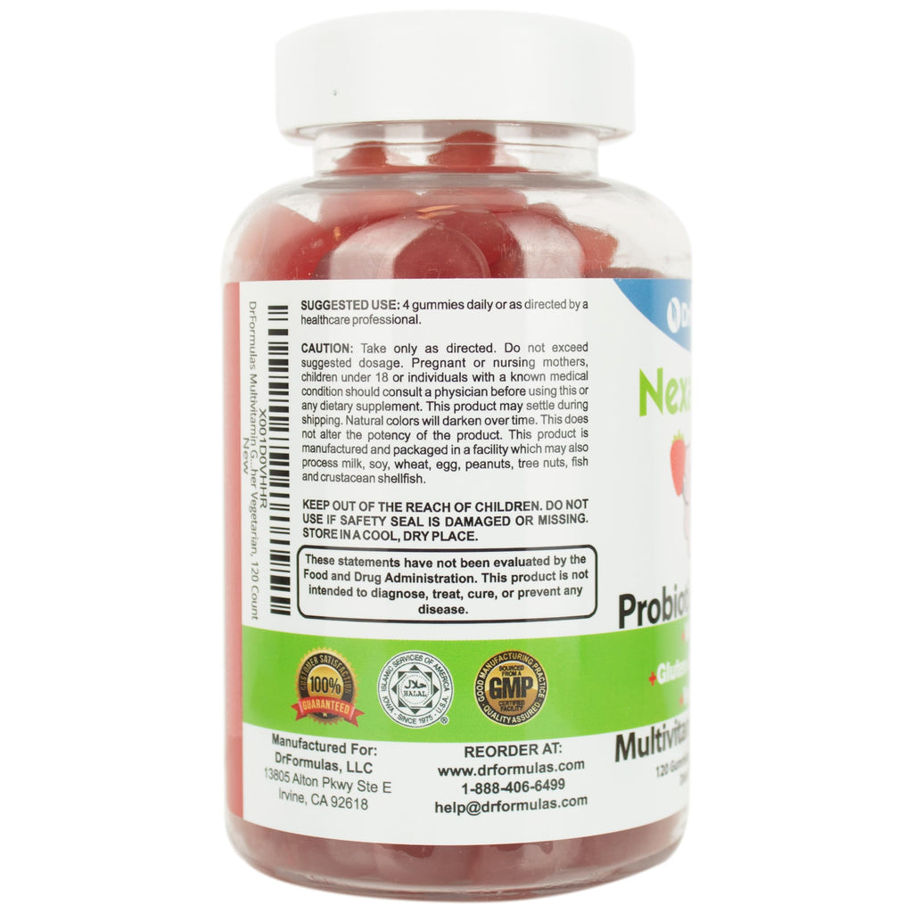 DrFormulas Nexabiotic Multivitamin Gummies with Omega-3 and Probiotics - image 3
