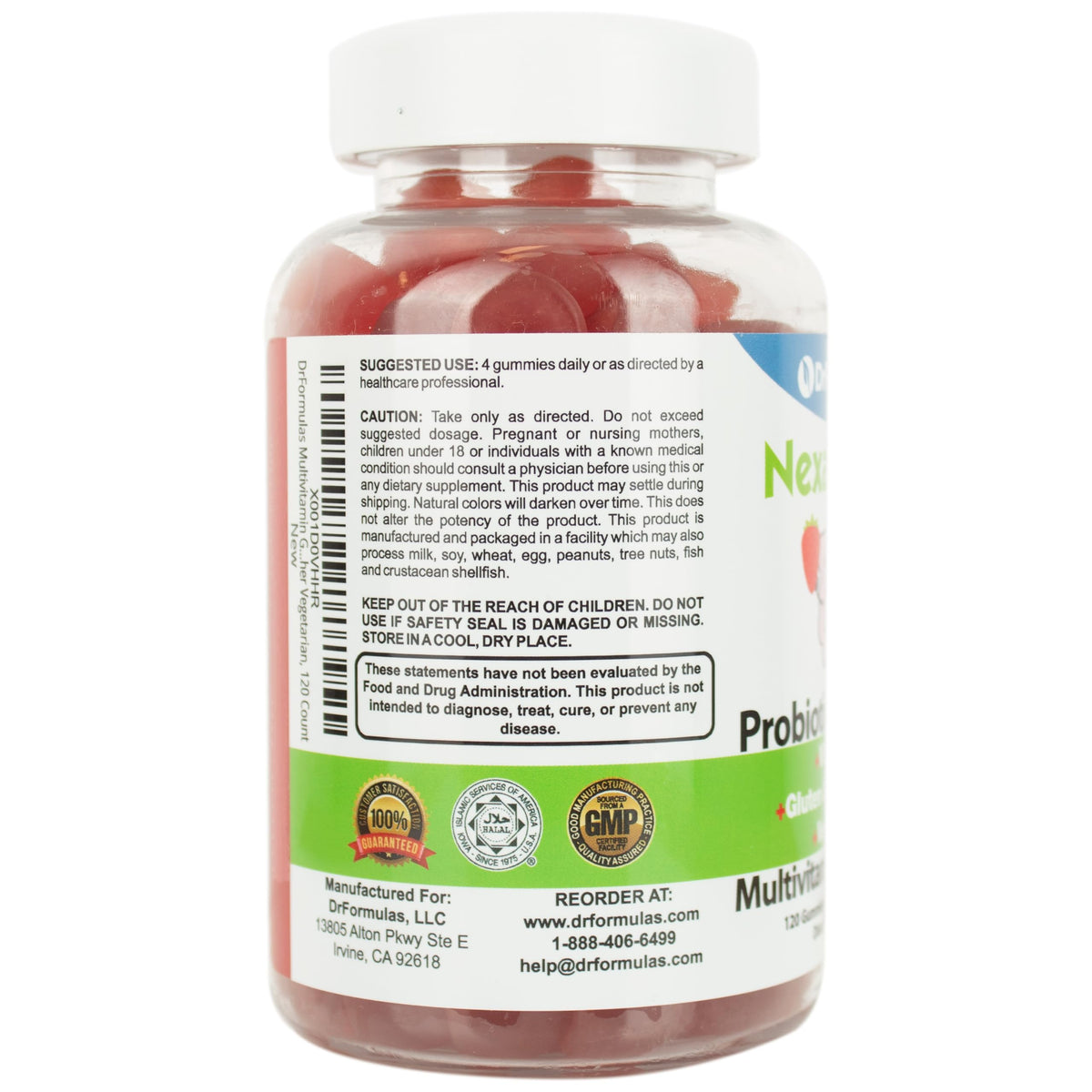 DrFormulas Nexabiotic Multivitamin Gummies with Omega-3 and Probiotics - image 3
