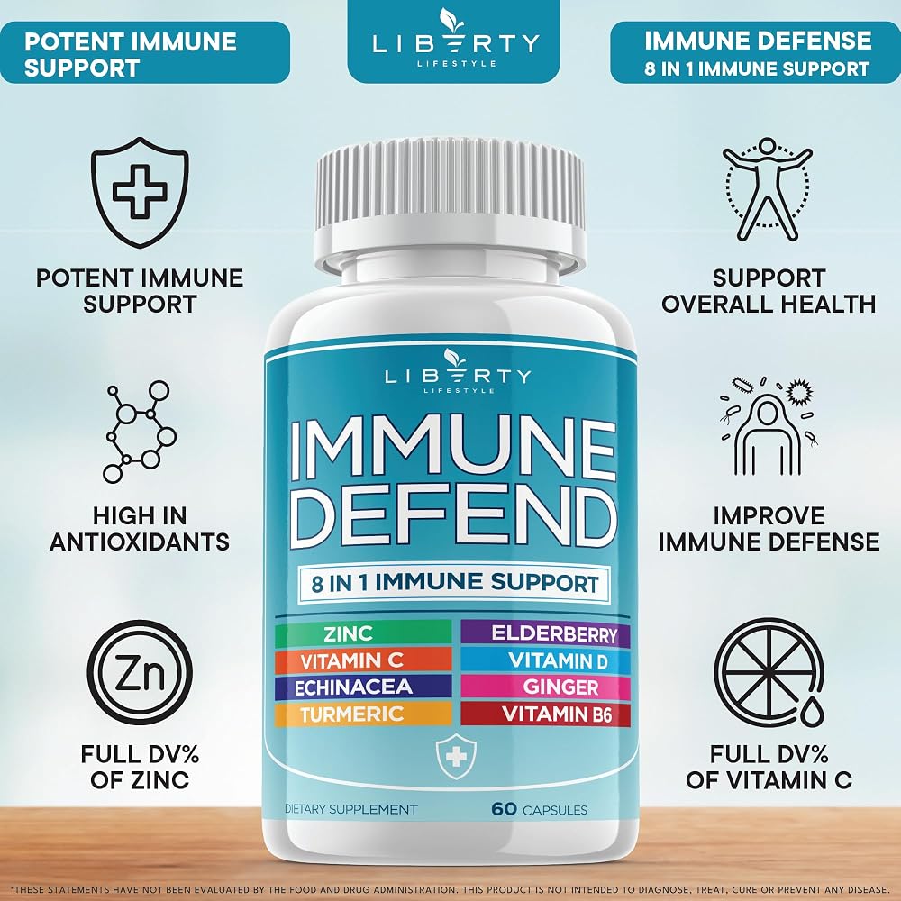 Liberty Lifestyle 8 in 1 Immune Supplement with Echinacea - image 4
