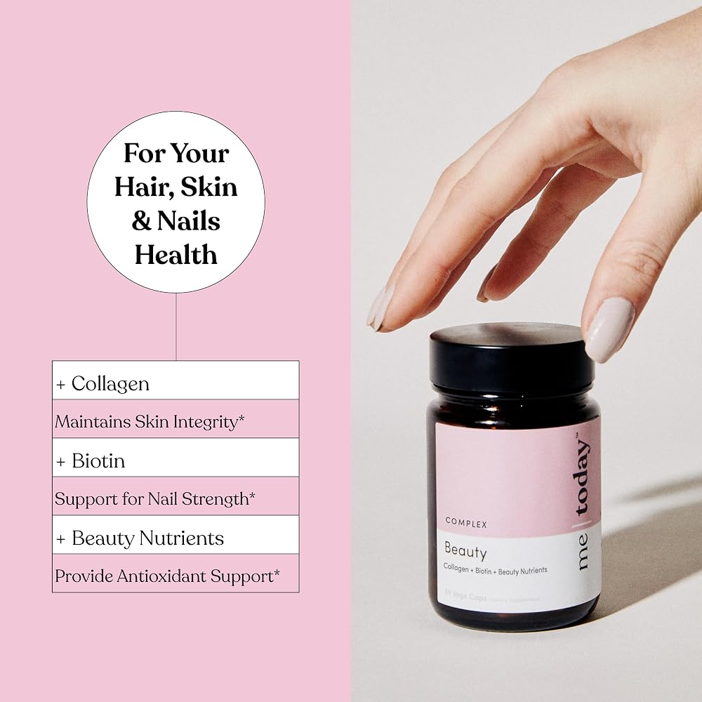 me today Beauty Supplement Hair, Skin and Nails - 60 Capsules - image 2