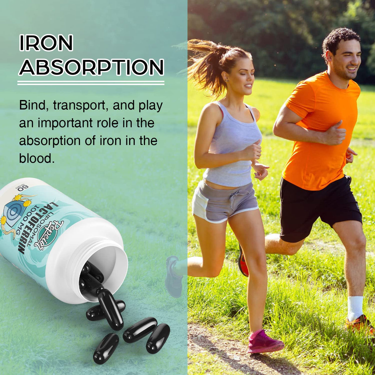 Pepeior Liposomal Lactoferrin 1000 mg Diet - Maximized Lactoferrin