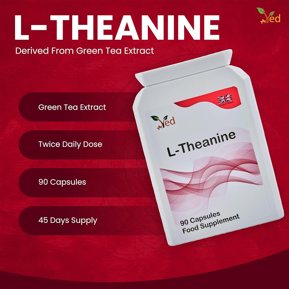 Ved L-Theanine 300 mg for Relaxation & Focus - 90 Capsules - image 2