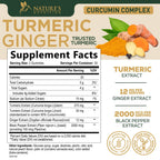 Nature's Nutrition Turmeric Gummies - 95% Curcuminoids - Best