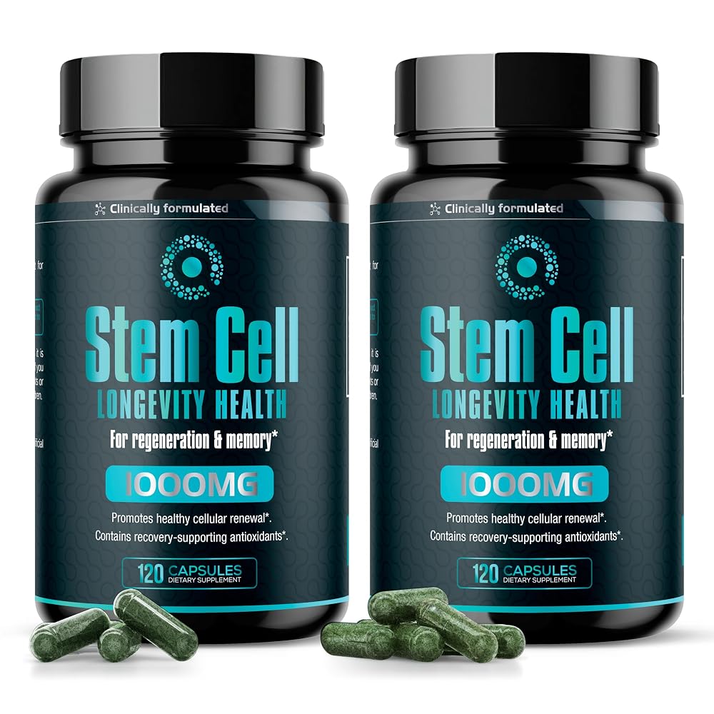 AURA VITAMINS Premium Stem Cell Supplement 1,000mg