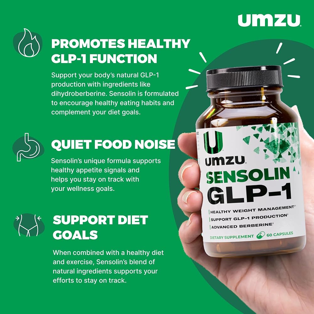UMZU Sensolin GLP-1 Support Supplement - 60 Capsules - image 2