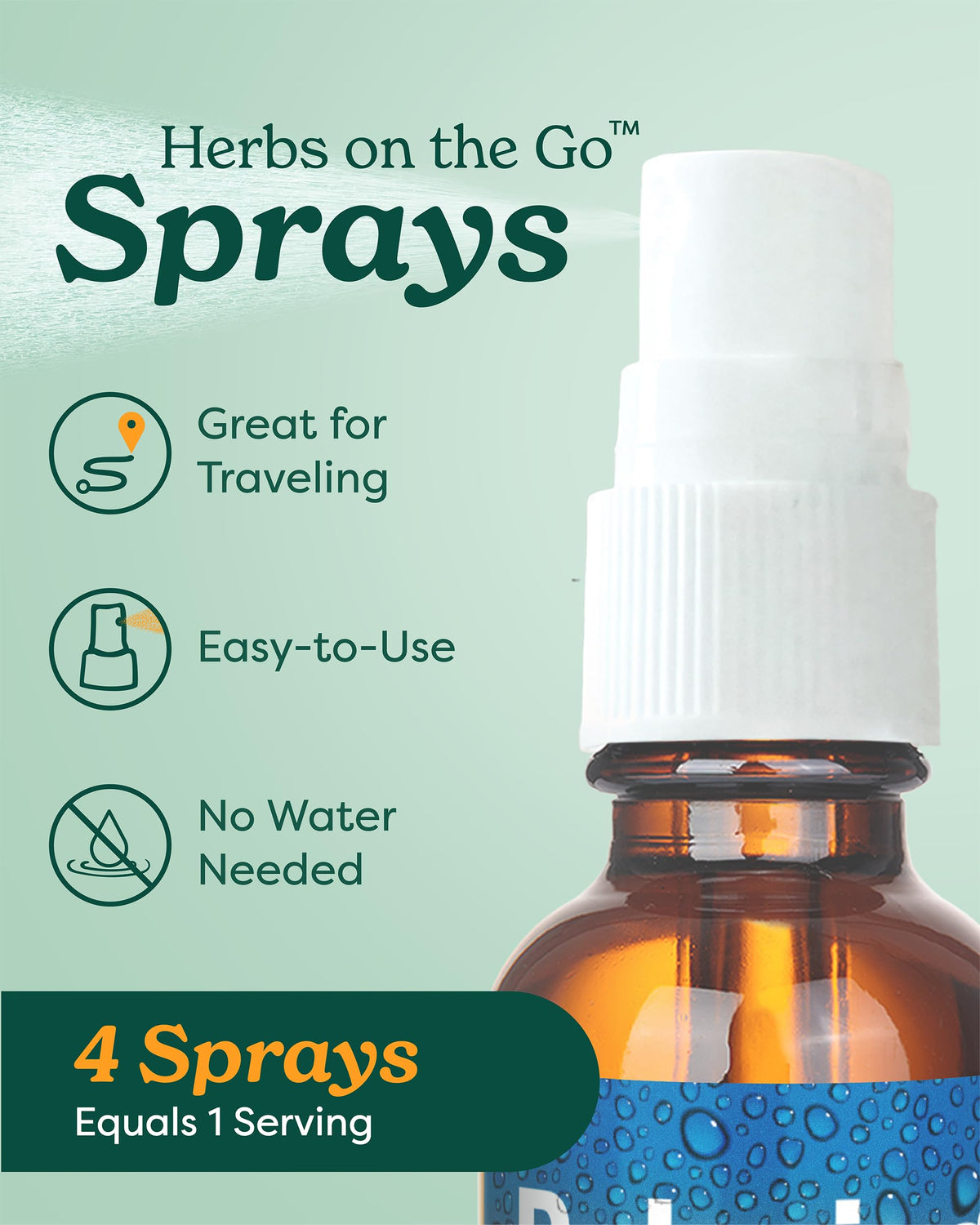 Herb Pharm Herbs on The Go Portable Spray