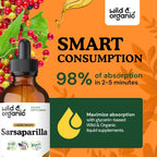 Wild & Organic Sarsaparilla Root Tincture - Detox Cleanse Support - 4 - image 4